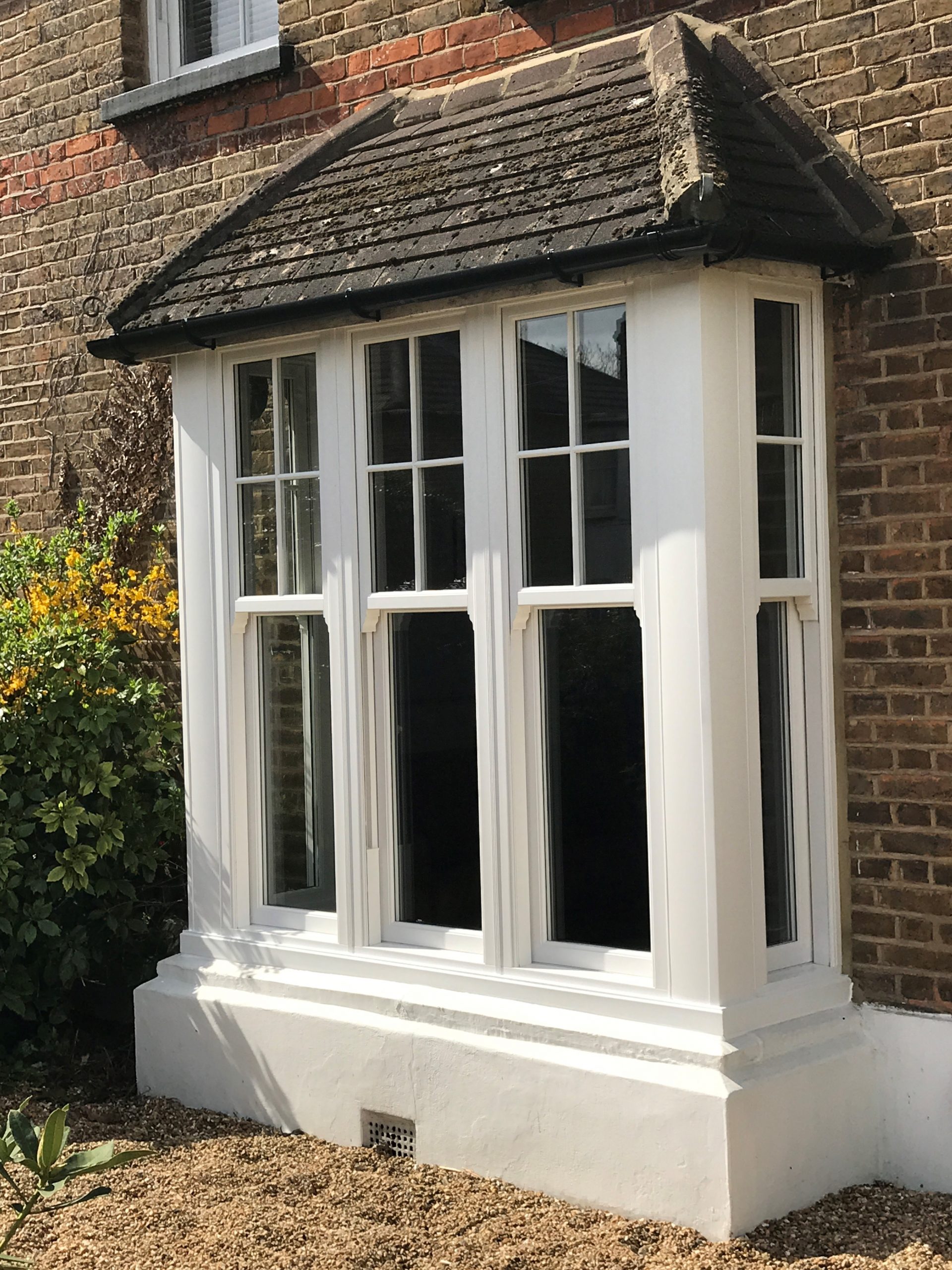 Traditional timber-alternative sash window