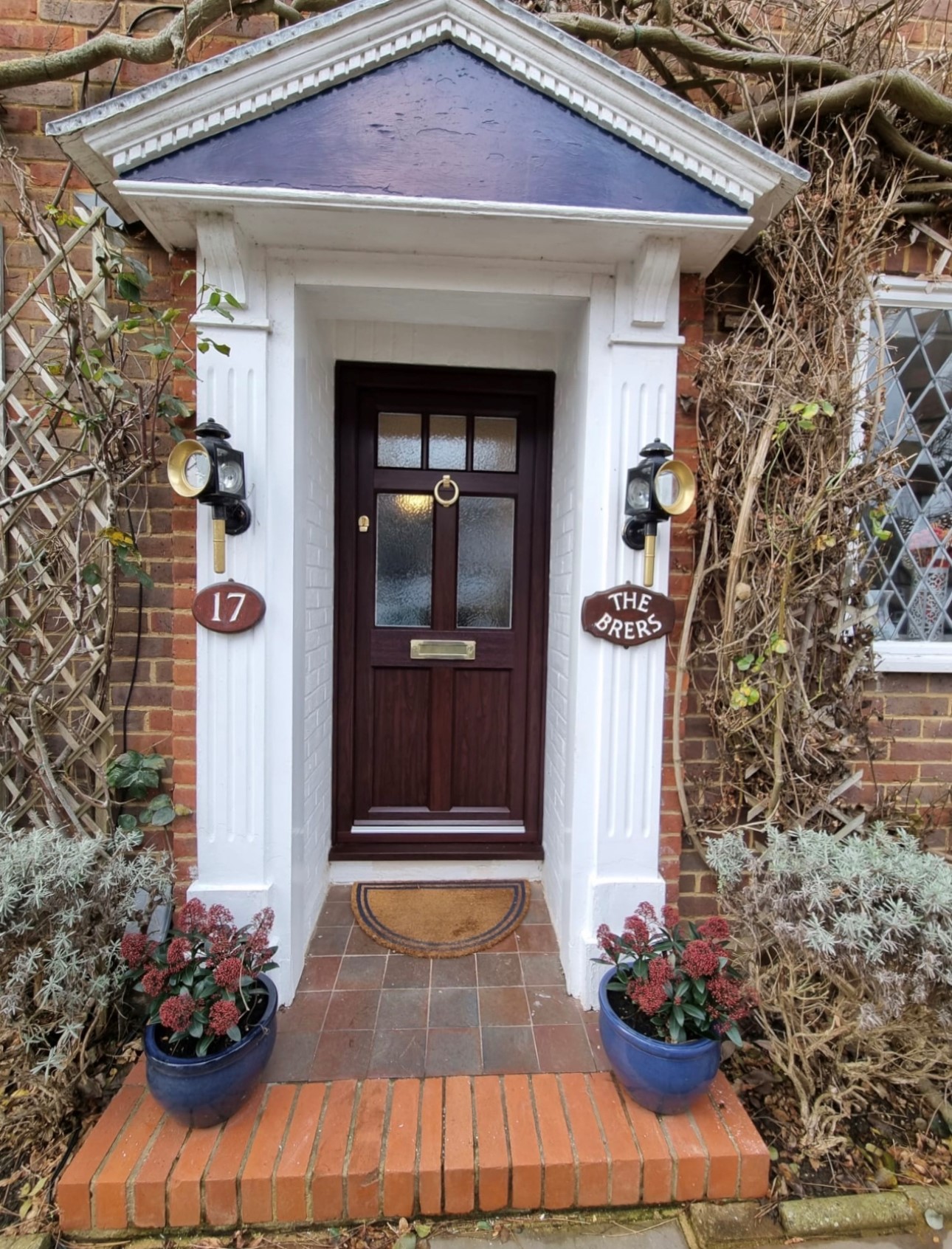 A Quaint front door installation in Harpenden
