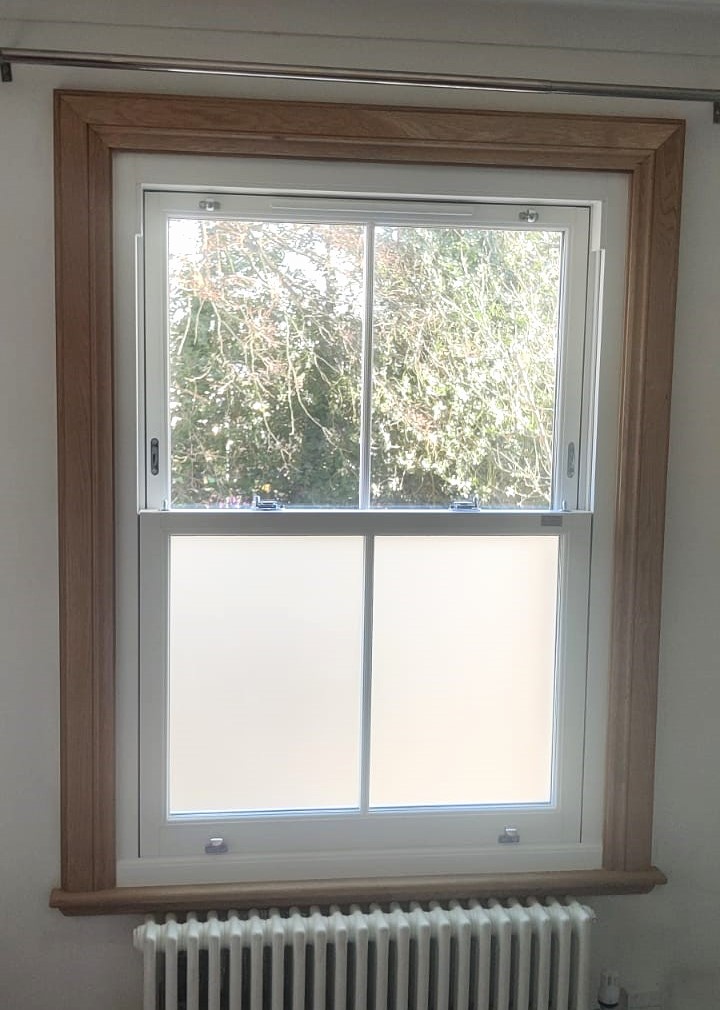 White Sash Window Interior View