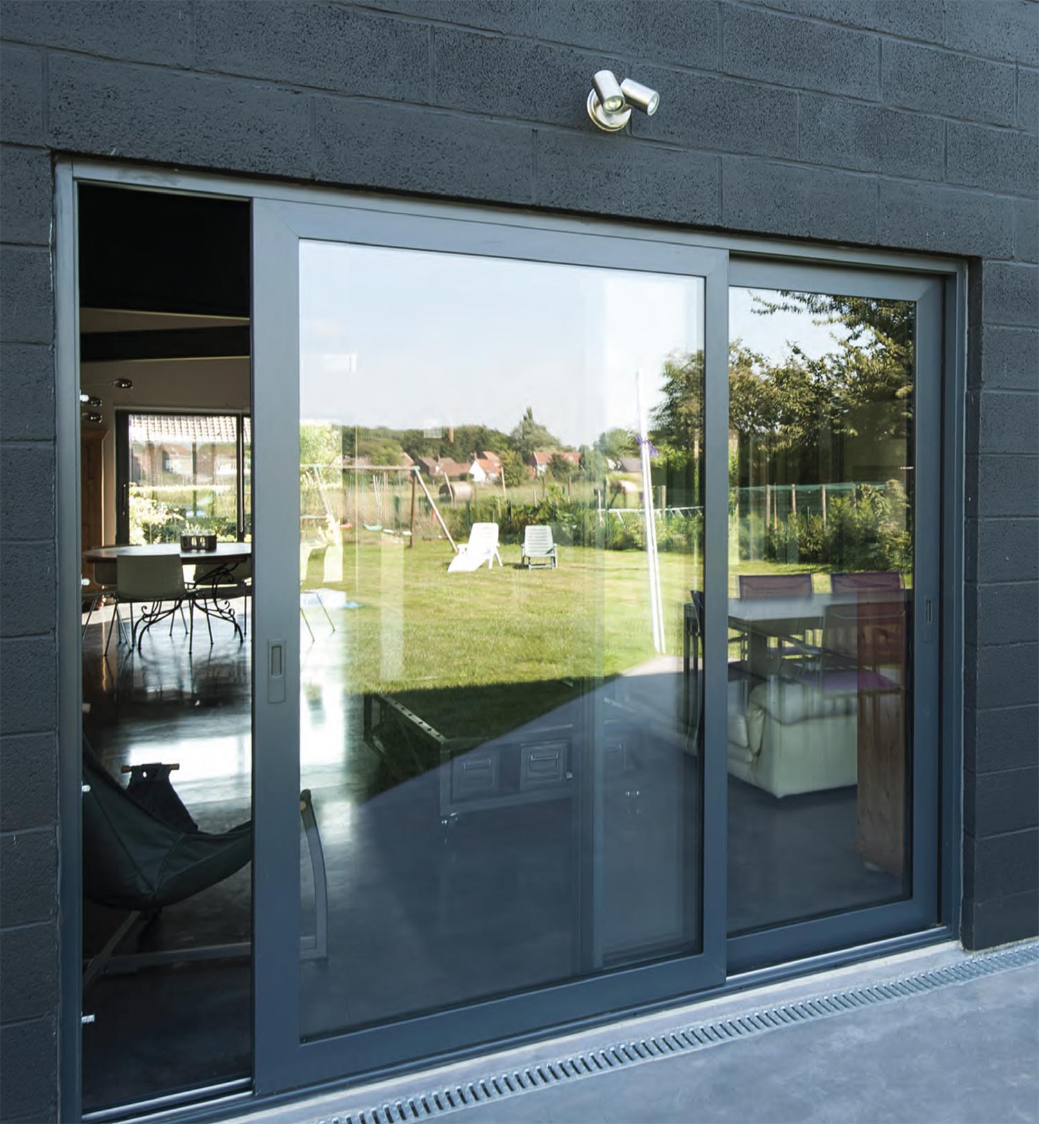 Sliding Patio Door - Panorama Doors from Exterior