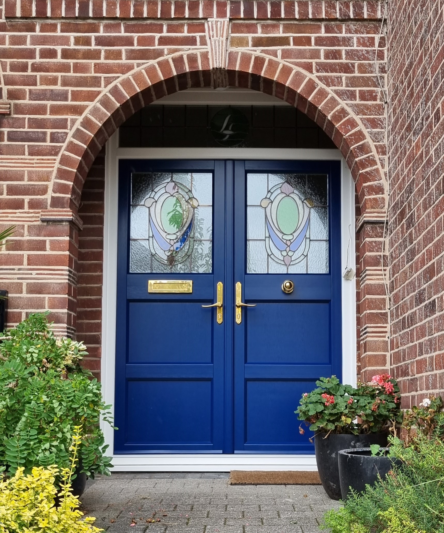 French Front Door in Blue