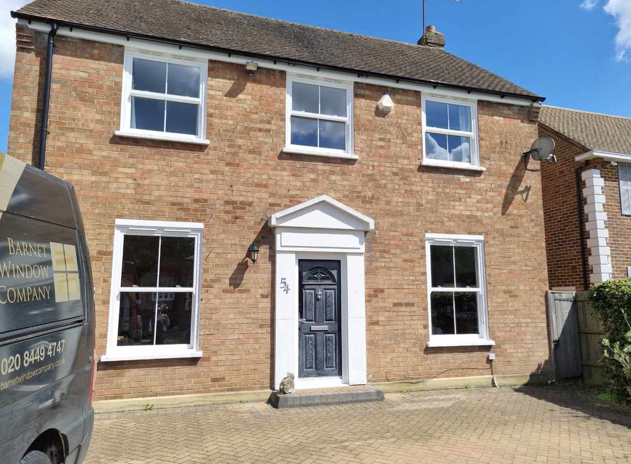 White Authentic Sash windows