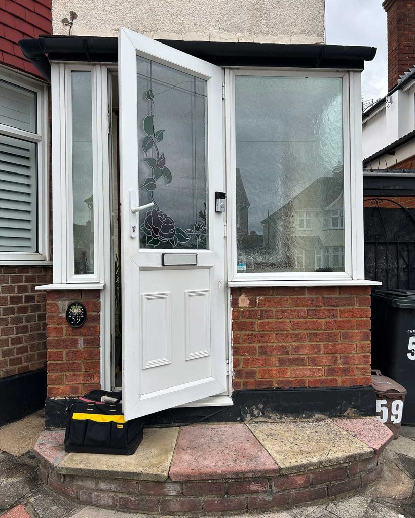 Porch Installation Before